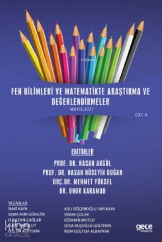 Fen Bilimleri Ve Matematikte Araştırma Ve Değerlendirmeler Cilt Ii - 1