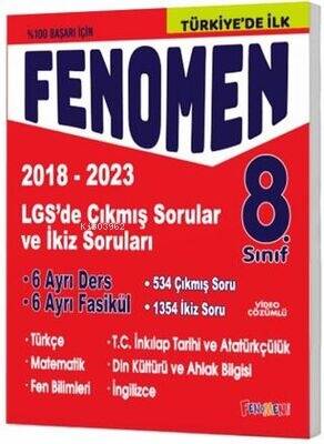 Fenomen 8 Lgs Çıkmış Sorular Ve İkiz Soruları Seti (6 Kitap) (2018-2023) - 1