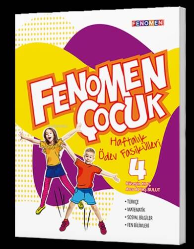 Fenomen Çocuk 4.Sınıf Haftalık Ödev Fasikülleri - 1