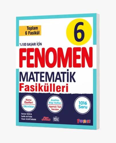 Fenomen Kitap 6. Sınıf Matematik Fasikül Seti - 1