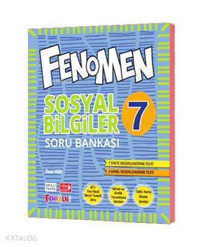 Fenomen Kitap 7. Sınıf Fenomen Sosyal Bilgiler Soru Bankası - 1