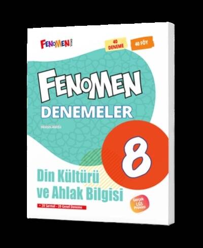 Fenomen Kitap 8. Sınıf Din Kültürü Ve Ahlak Bilgisi 40 Deneme - 1