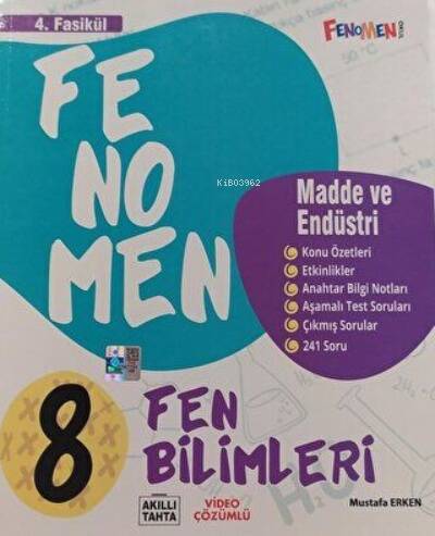 Fenomen Kitap 8. Sınıf Fen Bilimleri 4. Fasikül Madde ve Endüstri - 1