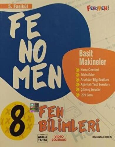 Fenomen Kitap 8. Sınıf Fen Bilimleri 5. Fasikül Basit Makineler - 1