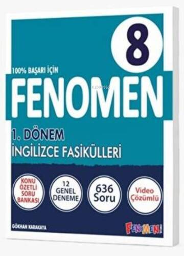 Fenomen Kitap 8. Sınıf İngilizce 1.Dönem Fasikülleri (3 Fasikül) - 1