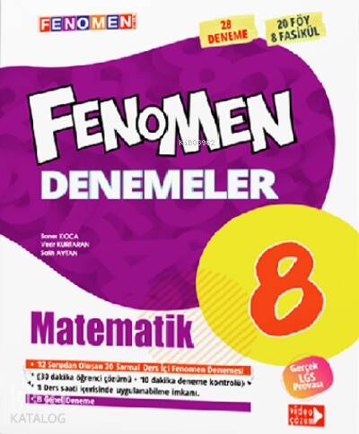 Fenomen Kitap 8. Sınıf Matematik Fenomen Denemeler 28 Deneme - 1