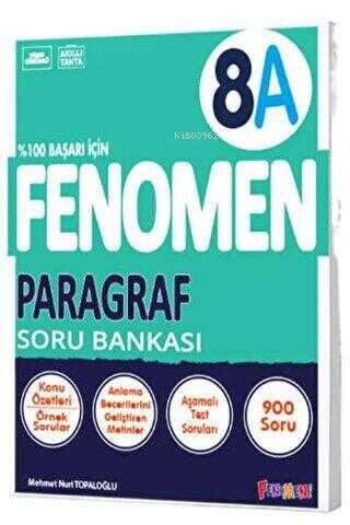 Fenomen Kitap 8. Sınıf Paragraf A Soru Bankası - 1