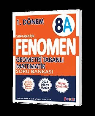 Fenomen Kitap Fenomen 8. Sınıf Geometri Tabanlı Matematik A Soru Bankası 1. Dönem - 1