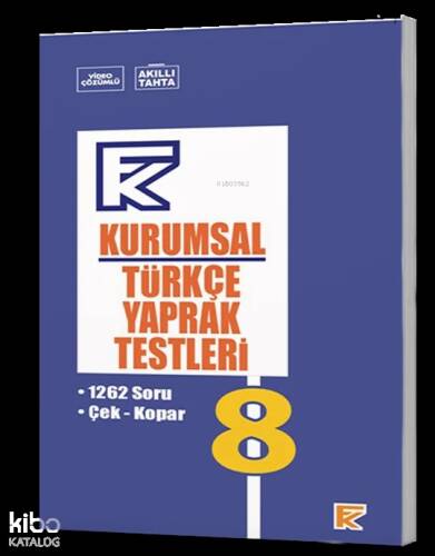 Fenomen Kitap FK8 Kurumsal Türkçe Yaprak Testleri - 1