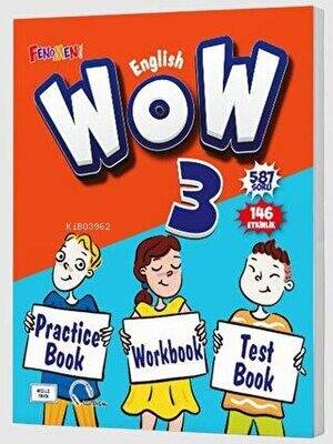 Fenomen Yayıncılık WOW English 3 Practice Book + Workbook + Test Book - 1