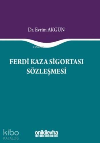 Ferdi Kaza Sigortası Sözleşmesi - 1