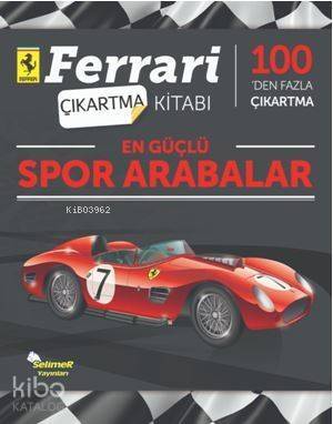 Ferrari Çıkartma Kitabı - En Güçlü Spor Arabalar - 1