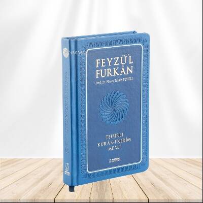 Feyzü'l Furkân Tefsirli Kur'ân-ı Kerîm Meali - Büyük Boy - Ciltli - LACİVERT - 1