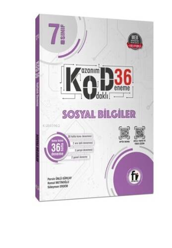 Fi Yayınları 7.sınıf Sosyal Bilgiler Kod 36 Deneme - 1