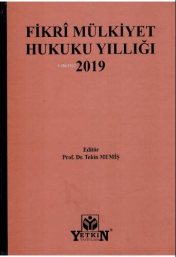 Fikri Mülkiyet Hukuku Yıllığı 2019 - 1