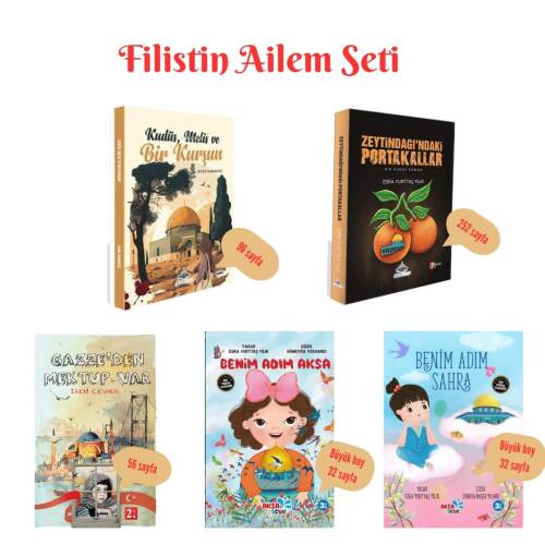 Filistin Ailem Seti (5 Kitaplık Set) - 1