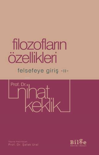 Filozofların Özellikleri Felsefeye Giriş II - 1