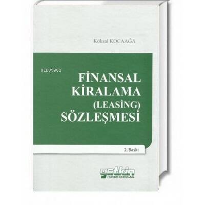 Finansal Kiralama (Leasing) Sözleşmesi - 1