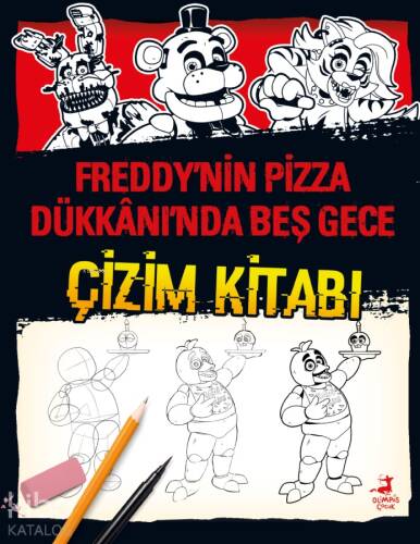 Freddynin Pizza Dükkanında Beş Gece Çizim Kitabı - 1