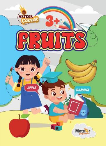 Fruits (Meyveler ); Türkçe – İngilizce Boyama Kitabı - 1