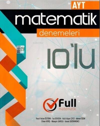 Full Ayt Matematik Deneme 10 Lu - 2021 - 1