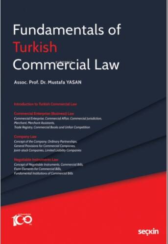 Fundamentals of Turkish Commercial Law - 1