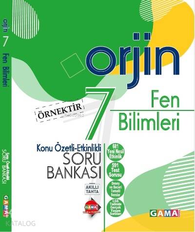 Gama Yayınları 7. Sınıf Fen Bilimleri Konu Özetli - Etkinlikli Soru Bankası - 1