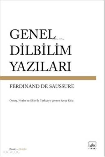 Genel Dilbilim Yazıları - 1