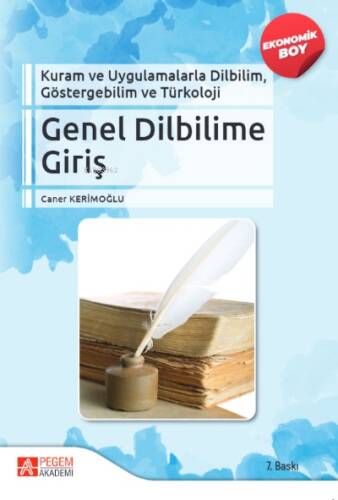 Genel Dilbilimine Giriş (Ekonomik Boy) - 1