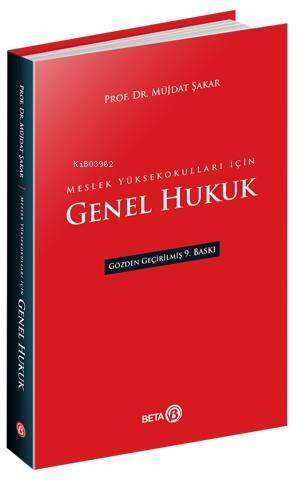 Genel Hukuk (Meslek Yüksekokulları İçin) - 1