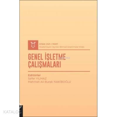 Genel İşletme Çalışmaları - 1