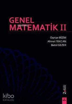 Genel Matematik 2 - 1