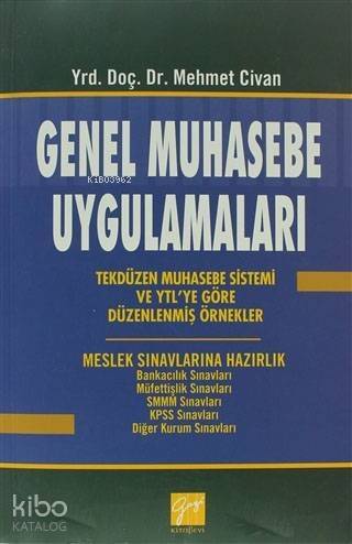 Genel Muhasebe Uygulamaları - 1