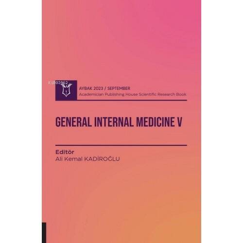 General Internal Medicine V ( Aybak 2023 September ) - 1