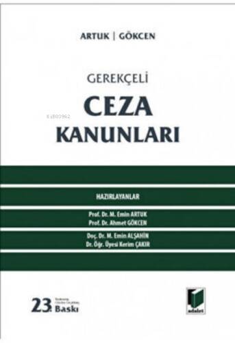 Gerekçeli Ceza Kanunları - 1