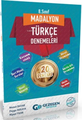 Gezegen - 8. Sınıf Madalyon Türkçe 20 Deneme - 1