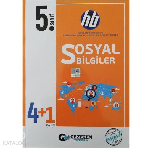 Gezegen Yayınları 5. Sınıf Sosyal Bilgiler hb 4+1 Fasikül Gezegen - 1