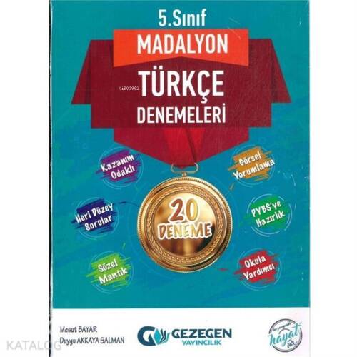 Gezegen Yayınları 5. Sınıf Türkçe Madalyon 20 li Denemeleri Gezegen - 1