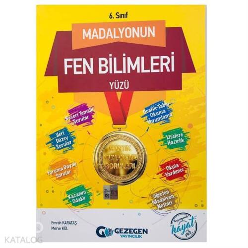 Gezegen Yayınları 6. Sınıf Madalyonun Fen Bilimleri Yüzü Gezegen - 1