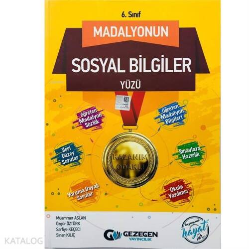 Gezegen Yayınları 6. Sınıf Madalyonun Sosyal Bilgiler Yüzü Gezegen - 1