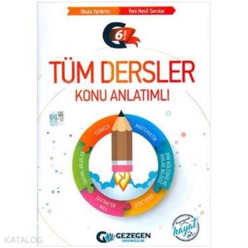 Gezegen Yayınları 6. Sınıf Tüm Dersler Konu Anlatımlı Gezegen - 1