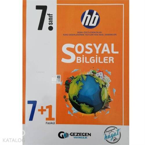 Gezegen Yayınları 7. Sınıf Sosyal Bilgiler hb 7+1 Fasikül Gezegen - 1