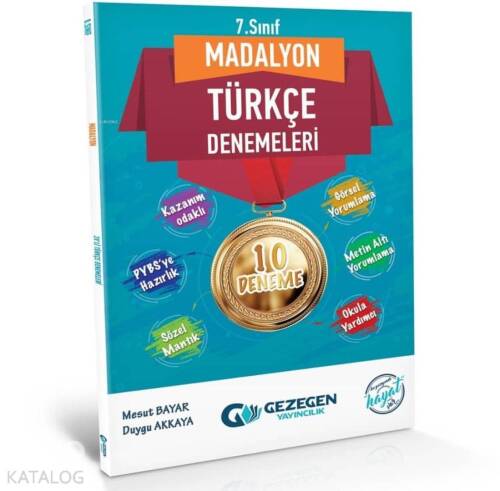 Gezegen Yayınları 7. Sınıf Türkçe Madalyon Denemeleri Gezegen - 1