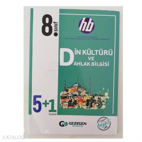 Gezegen Yayınları 8. Sınıf Din Kültürü ve Ahlak Bilgisi hb 5 + 1 Fasikül Gezegen - 1