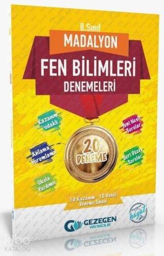 Gezegen Yayınları 8. Sınıf LGS Fen Bilimleri Madalyon Denemeleri Gezegen - 1