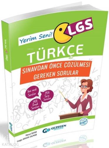 Gezegen Yayınları 8. Sınıf LGS Türkçe Sınavdan Önce Çözülmesi Gereken Sorular Gezegen - 1