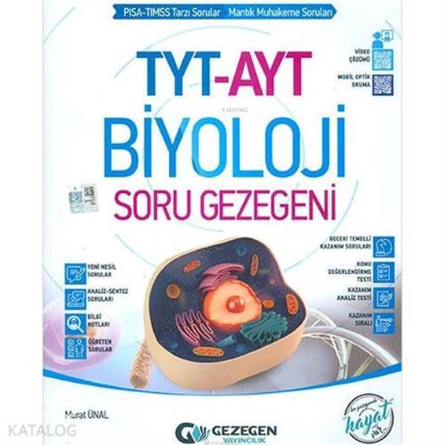 Gezegen Yayınları TYT AYT Biyoloji Soru Gezegeni Gezegen - 1