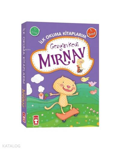 Gezgin Kedi Mırnav İlk Okuma Kitaplarım Set (10 Kitap) - 1