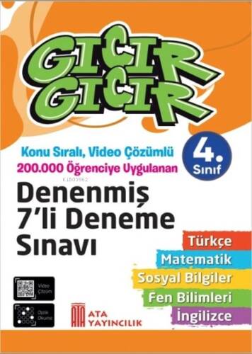 Gıcır Gıcır Denenmiş 7'Li Deneme Sınavı 4,Sınıf - 1