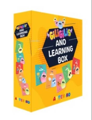 Giligilis and Learning Box;İngilizce Eğitici Mini Karton Kitap Serisi - 1